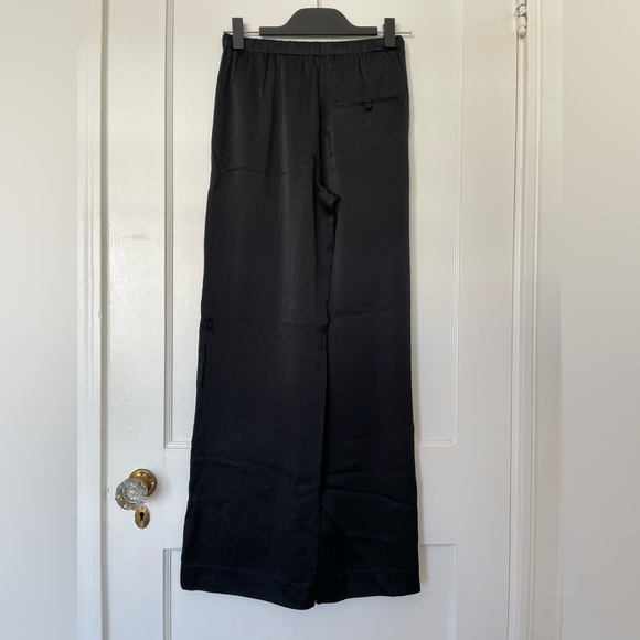 Vince Black Silk Wide Leg Pants XS - Picture 5 of 5